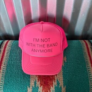 Bold Pink Statement Trucker Hat